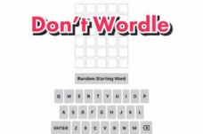 Don't Wordle