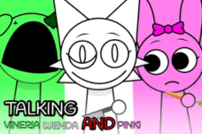 Sprunki Talking Vineria Wenda and Pinki